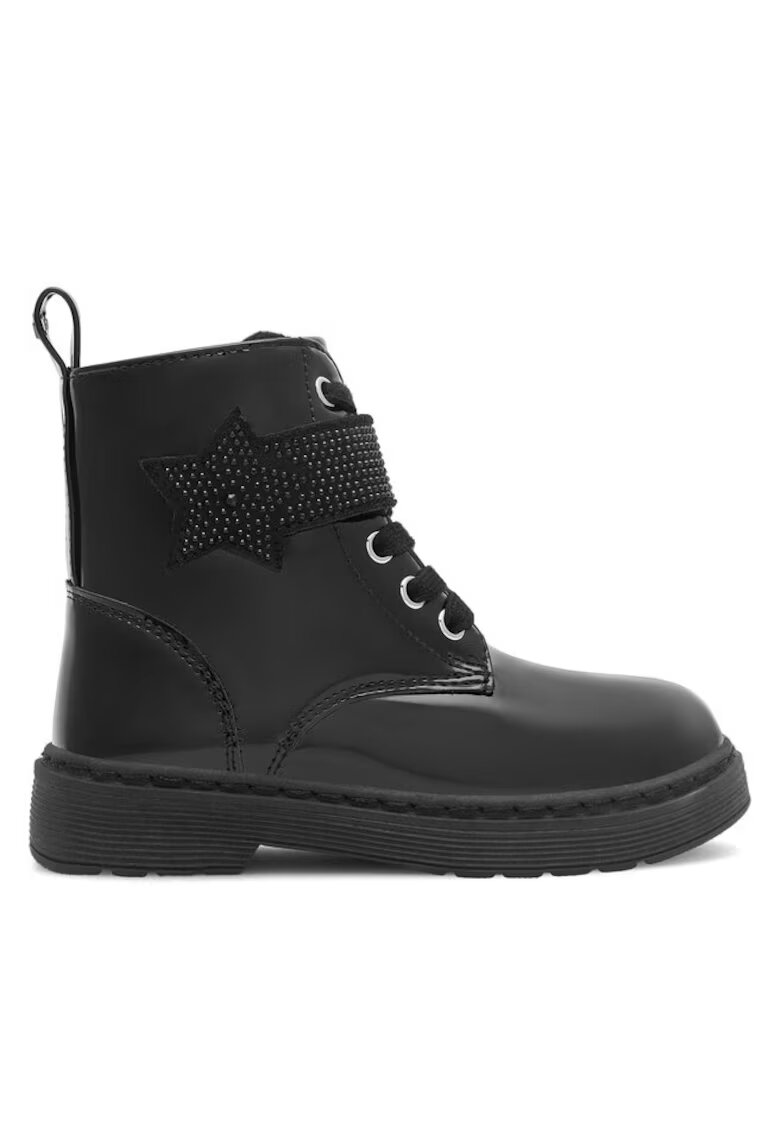 Nelli Blu Ghete copii - 10538 - Sintetic - Negru