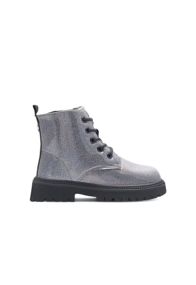 Nelli Blu Ghete fete - sintetic - gri -