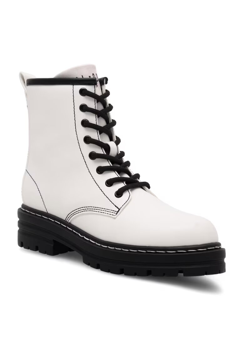 Nelli Blu Ghete fete - sintetic - negru/alb