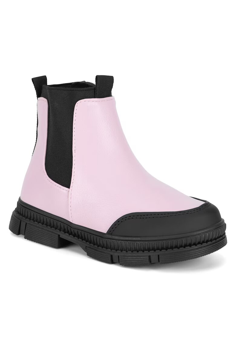 Nelli Blu Ghete fete - textil - negru/roz