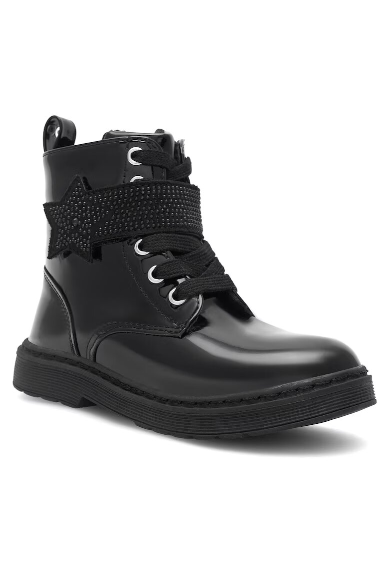 Nelli Blu Ghete pentru fete - sintetic - negru