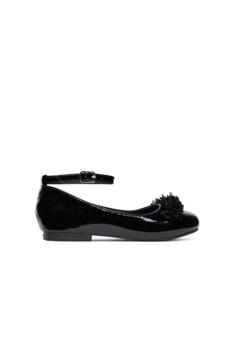 Nelli Blu Pantofi copii - balerini fete - negru - textil - Negru