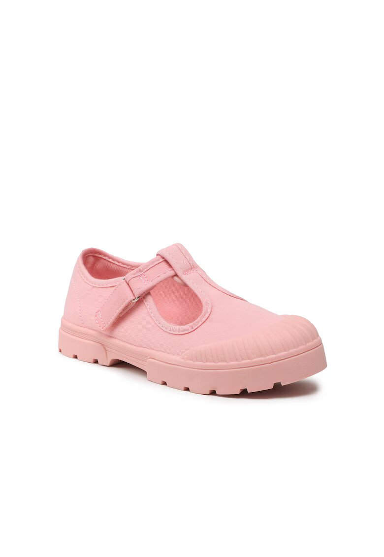 Nelli Blu Pantofi jos fata - Textil - Roz