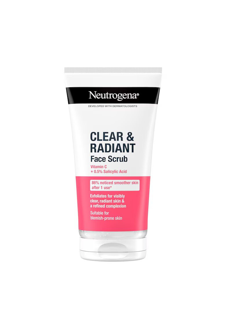 Neutrogena Scrub exfoliant Clear&Radiant pentru ten cu imperfectiuni - 150 ml