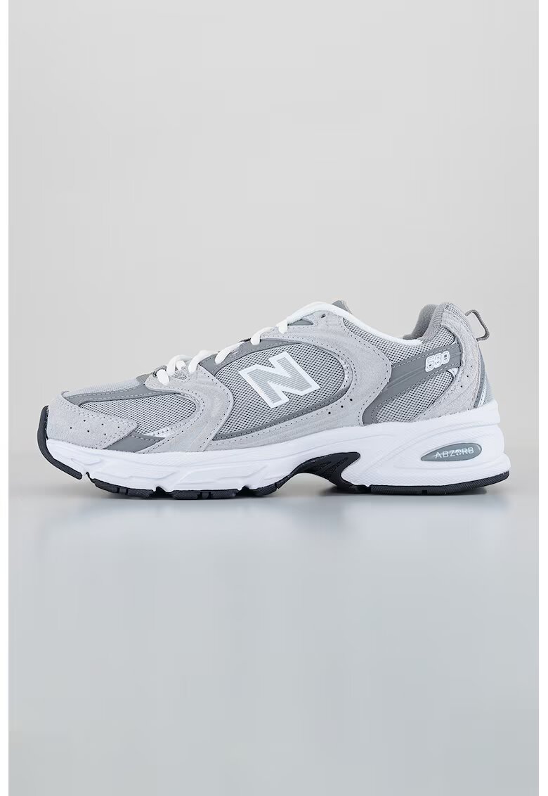 New Balance 530 Pantofi sport cu garnituri de piele intoarsa - Gri/Gri deschis