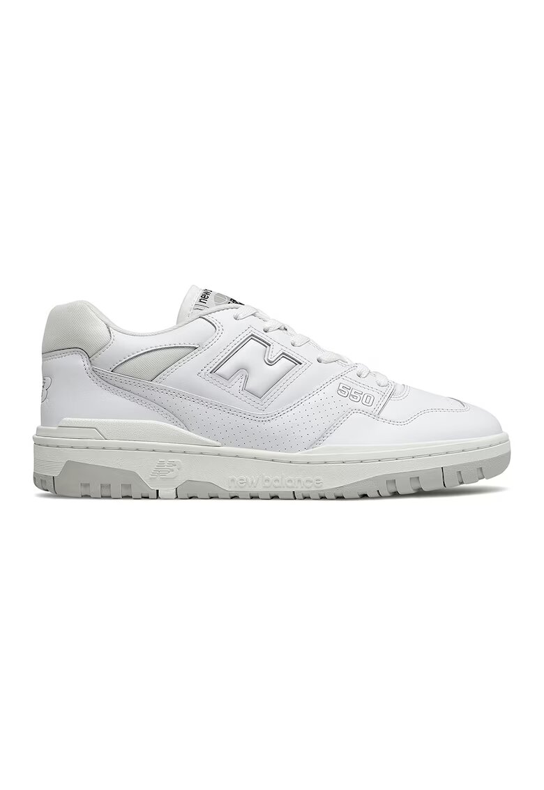 New Balance 550 Pantofi sport unisex din piele - Alb