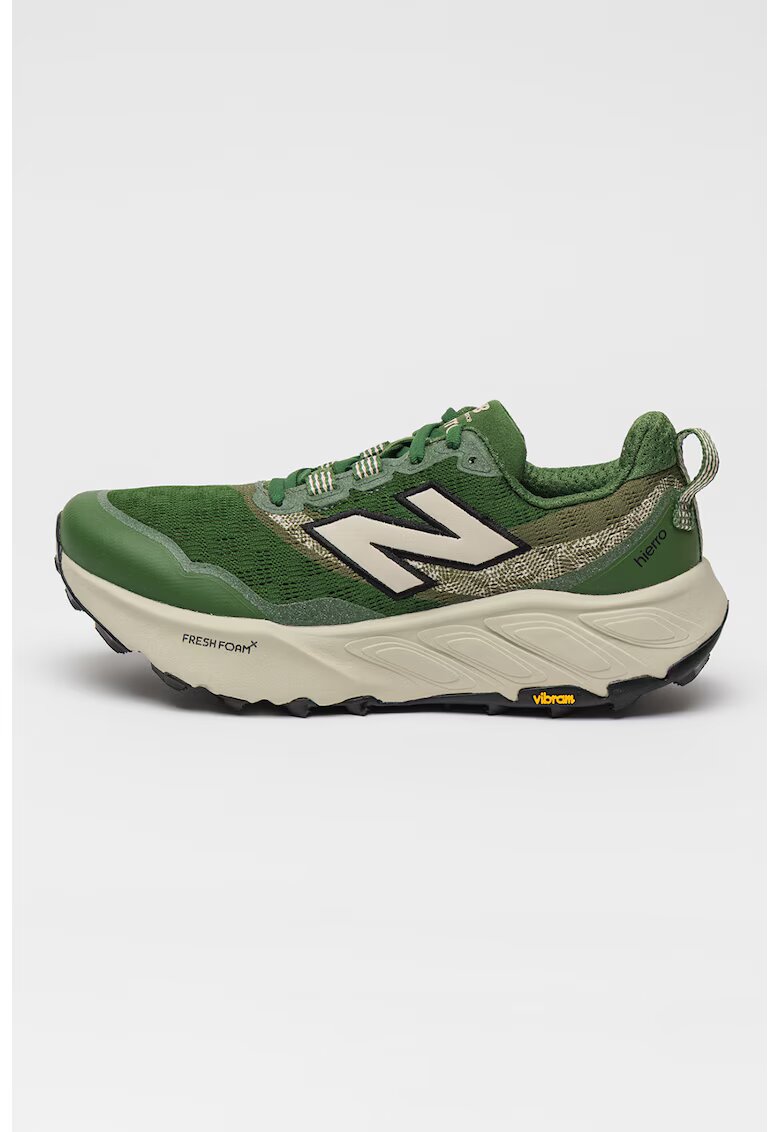 New Balance Pantofi Hierro v9 low-cut pentru alergare trail - Alb/Verde inchis