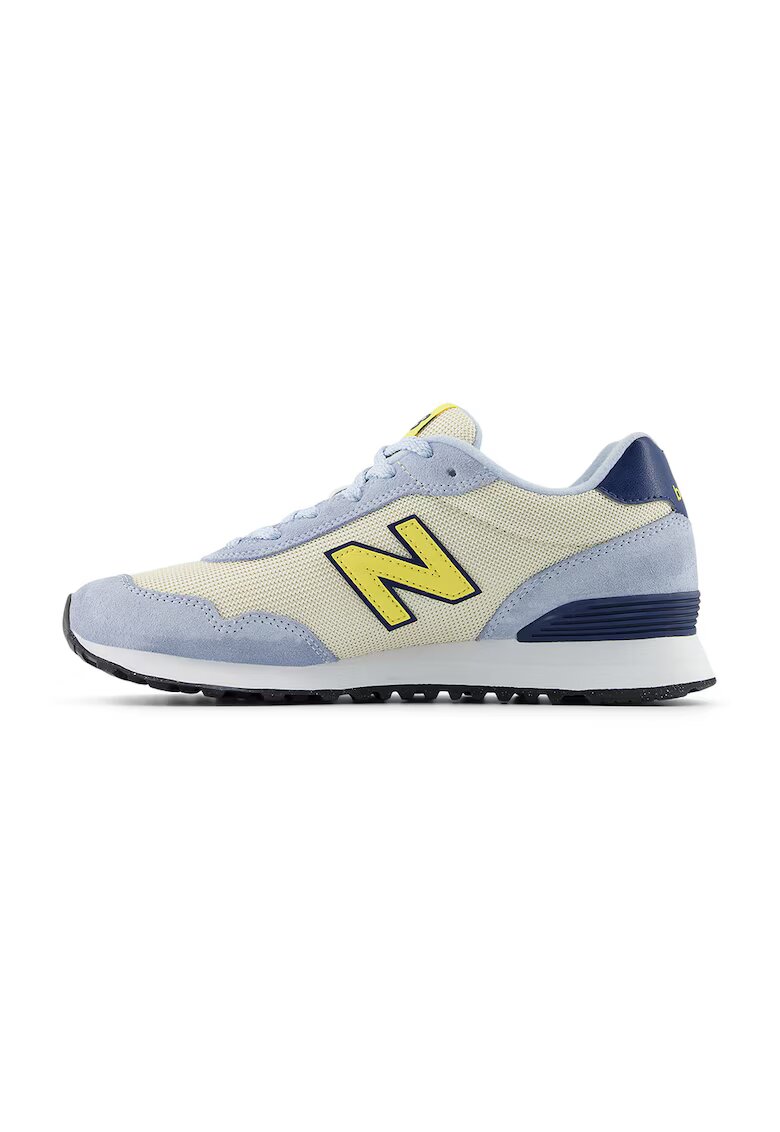 New Balance Pantofi sport 515 low-cut cu garnituri din piele intoarsa - Galben/Albastru glaciar