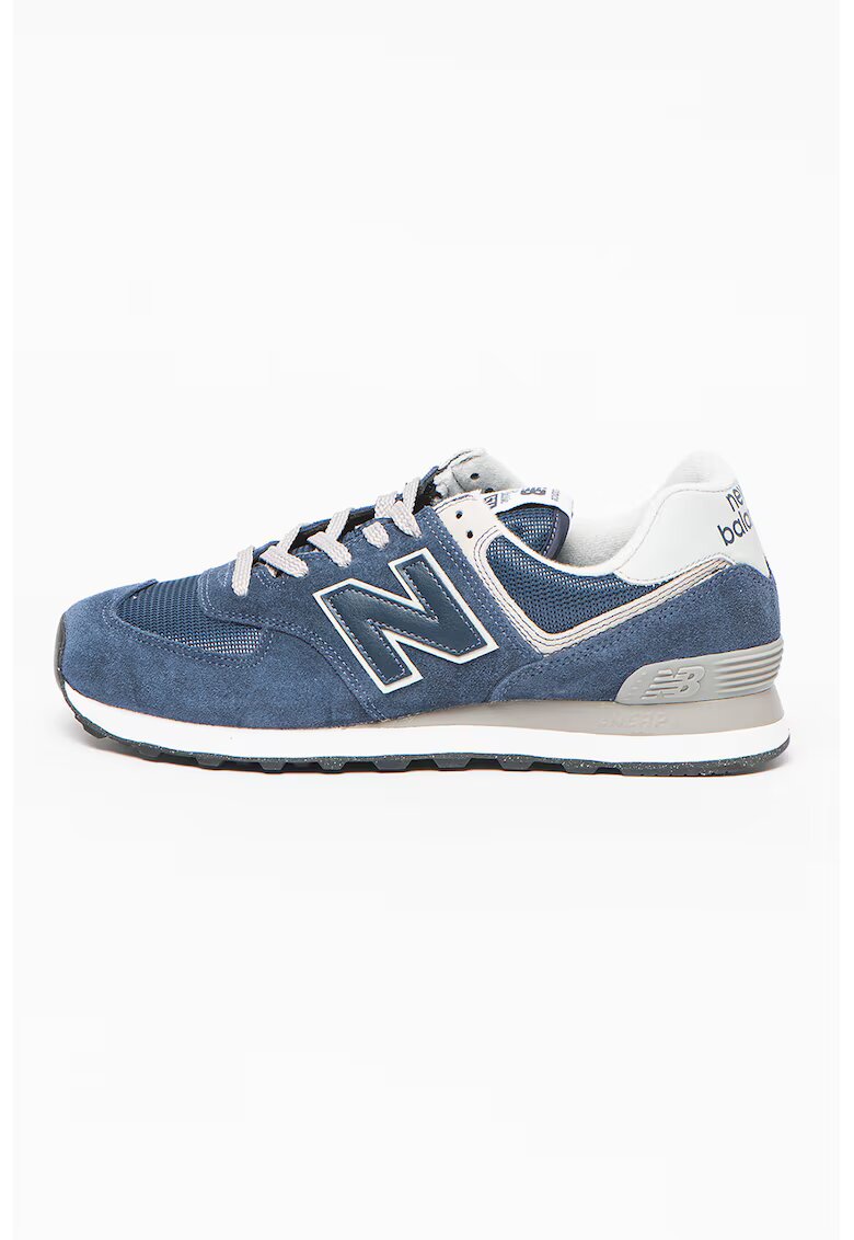 New Balance Pantofi sport 574 din piele intoarsa cu garnituri din plasa