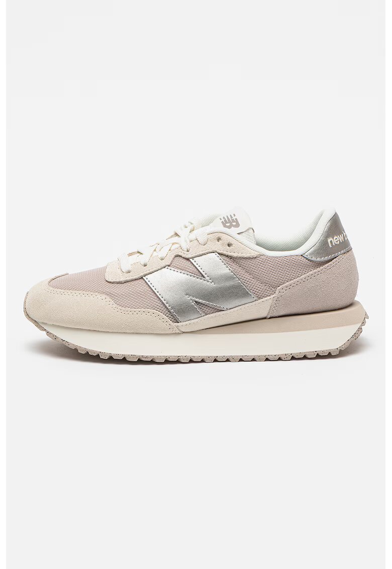 New Balance Pantofi sport cu garnituri de piele intoarsa Classics - Gri deschis - Roz prafuit - Argintiu - Gri deschis/Roz prafuit/Argintiu