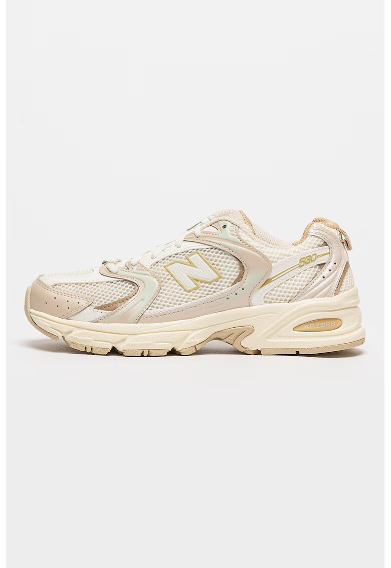 New Balance Pantofi sport cu garnituri din piele ecologica 530 - Bej deschis