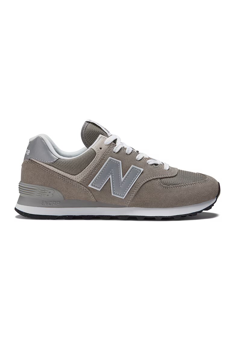 New Balance Pantofi sport din piele intoarsa cu garnituri din plasa 574 - Maro taupe