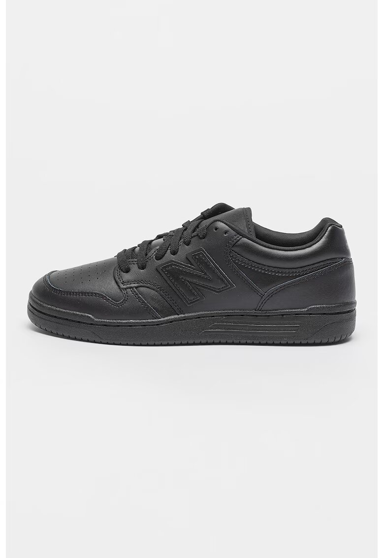 New Balance Pantofi sport low cut din piele 480 - Negru