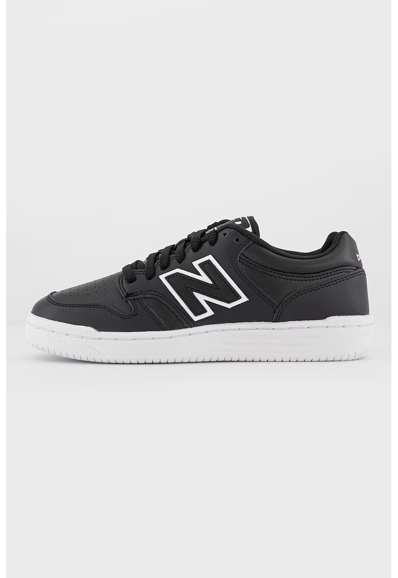 New Balance Pantofi sport low-cut unisex din piele 480 - Negru