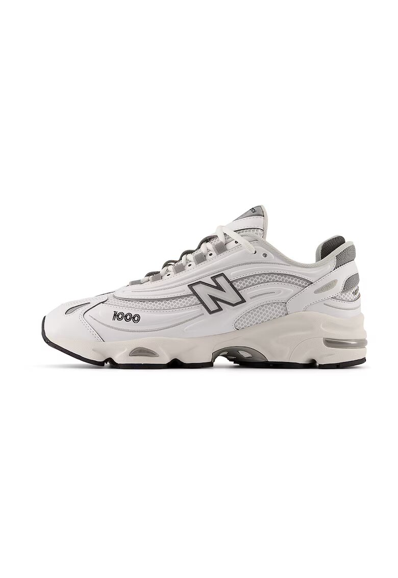 New Balance Pantofi sport M1000 din material textil cu logo - Alb murdar