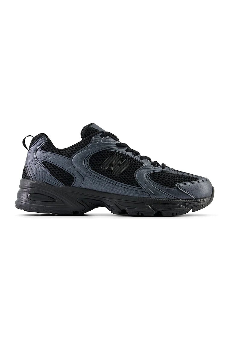 New Balance Pantofi sport unisex 530 cu talpa demi-wedge - Negru/Gri carbune