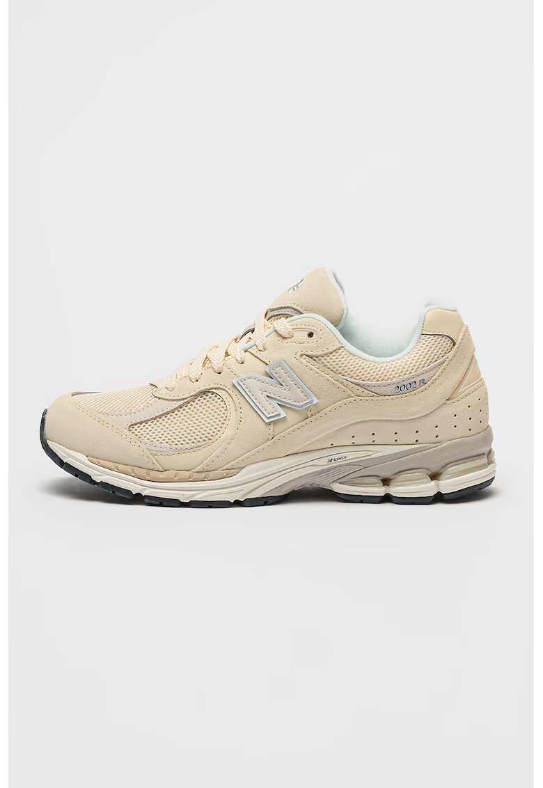 New Balance Pantofi sport unisex din piele intoarsa si plasa 2002R - Bej deschis