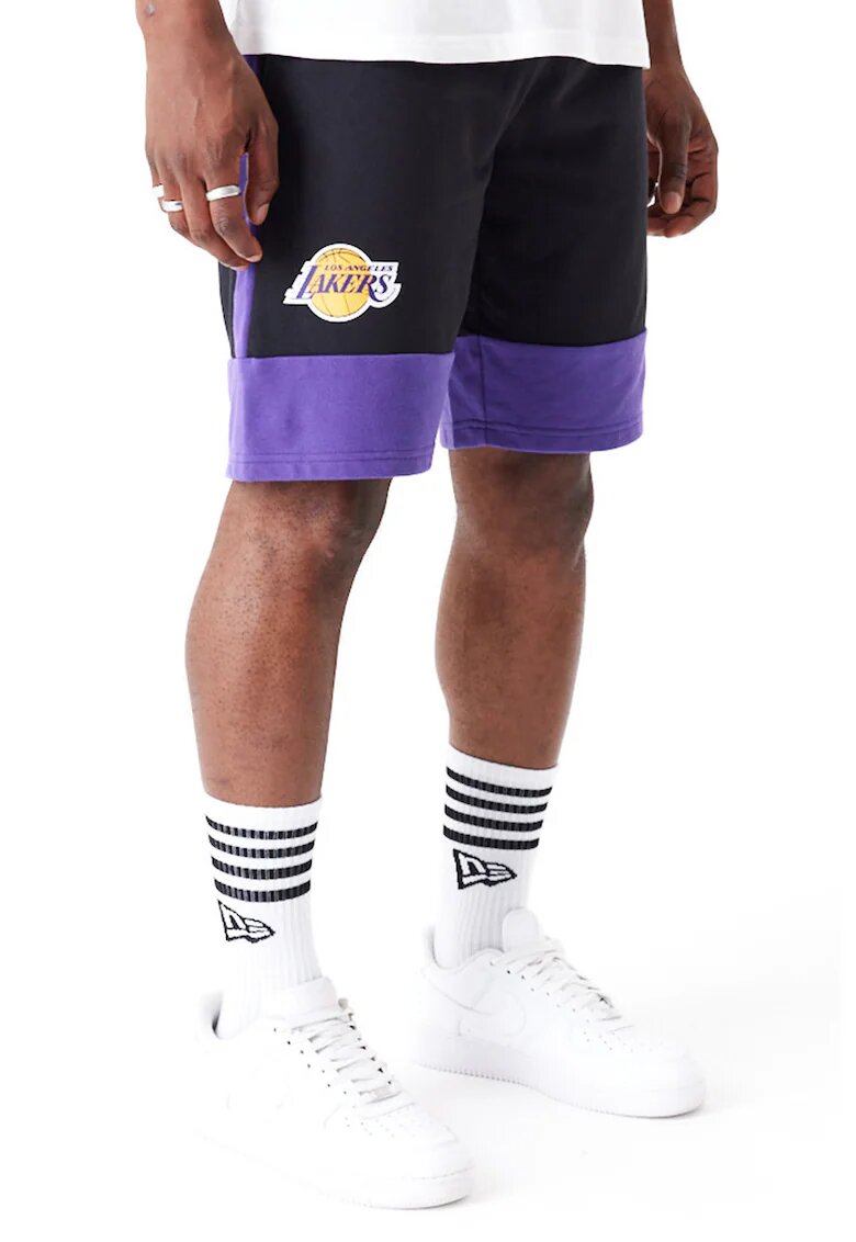New Era Bermude NBA - Negru/Violet