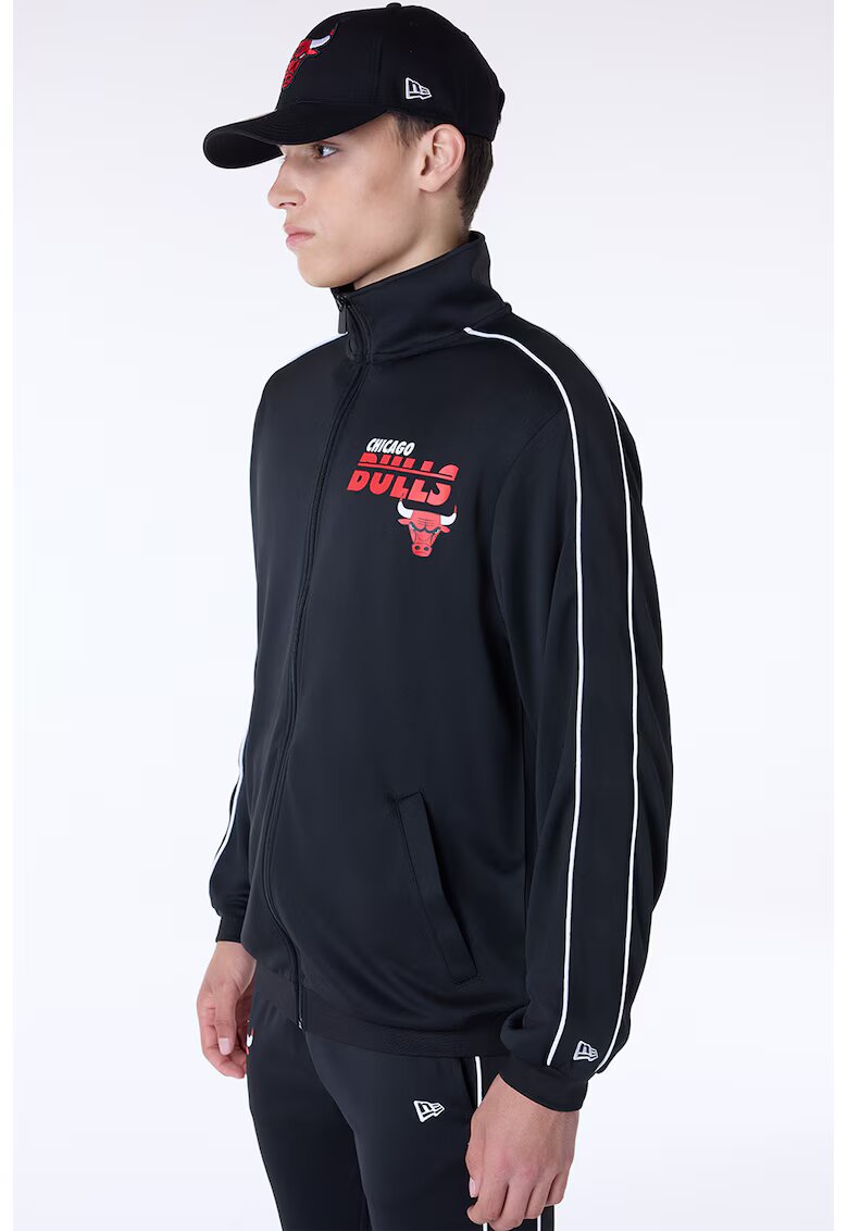 New Era Bluza de trening cu fermoar NBA Chicago Bulls - Rosu/Alb/Negru stins