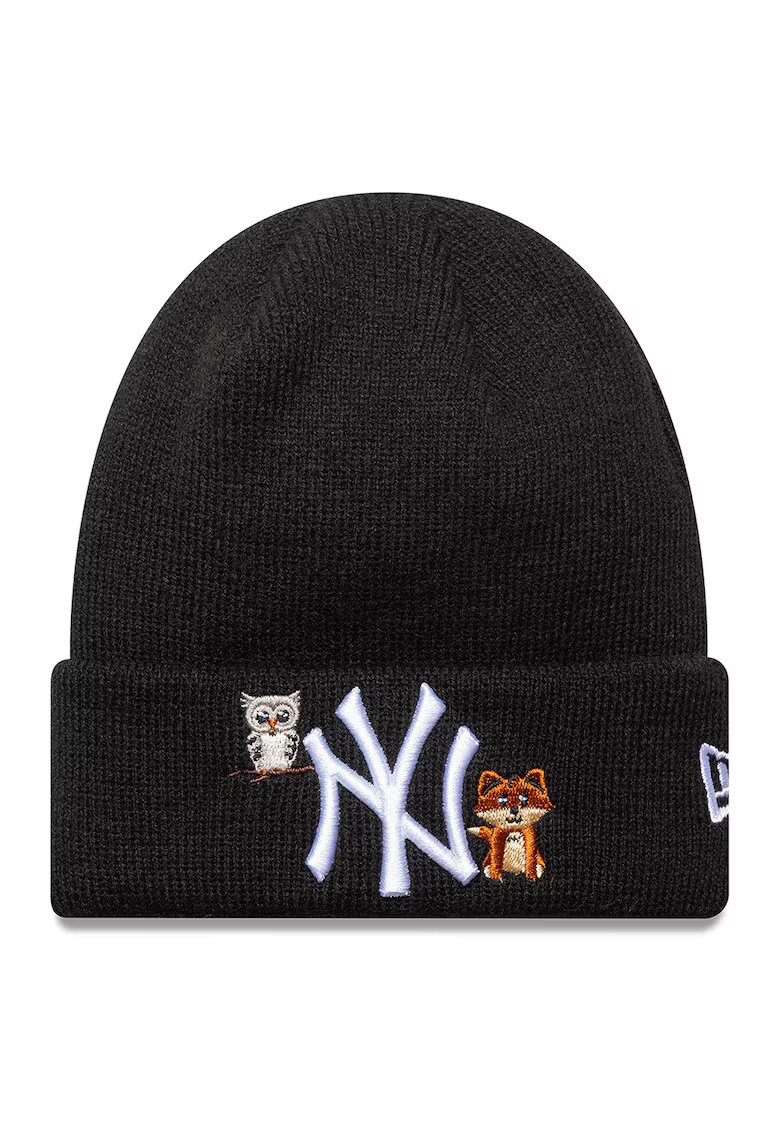 New Era Caciula cu logo New York Yankees Tod Icon - Negru/Alb murdar