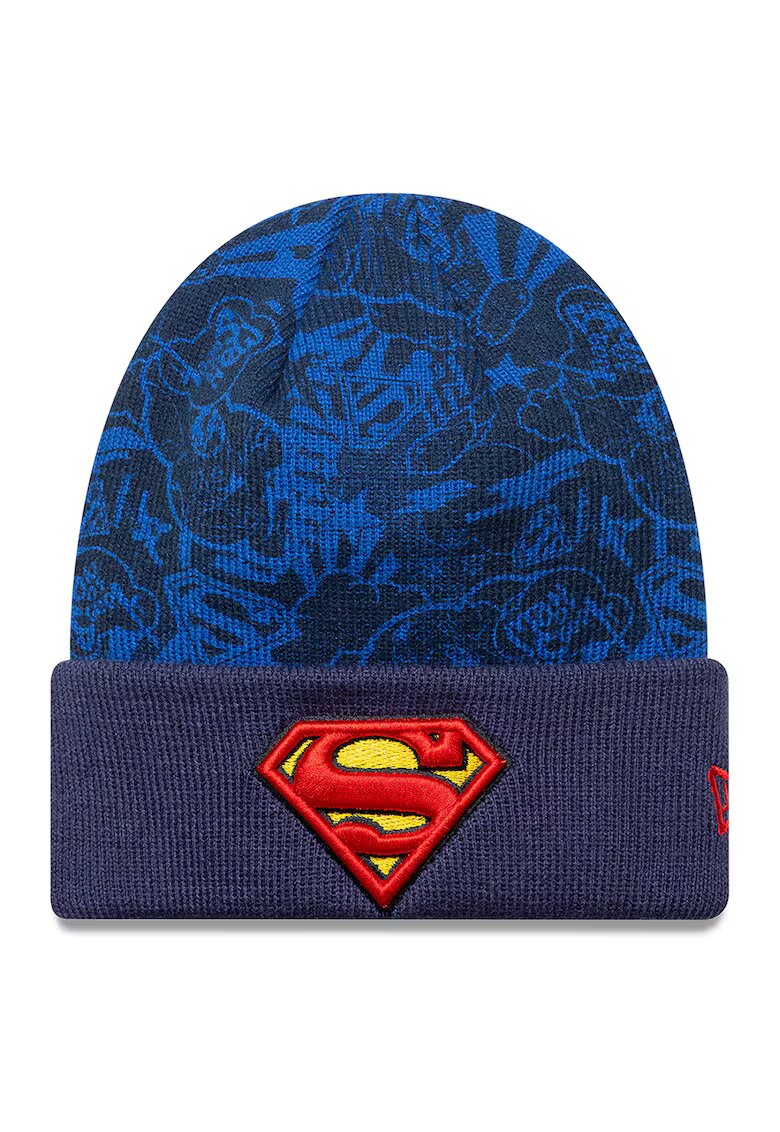New Era Caciula cu model Superman - Albastru melange