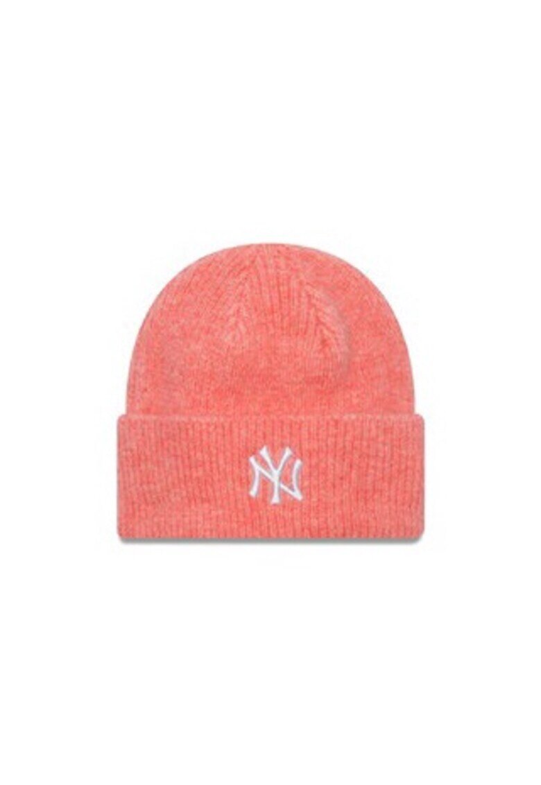 New Era Caciula dama Wide Cuff Bean - roz - material sintetic