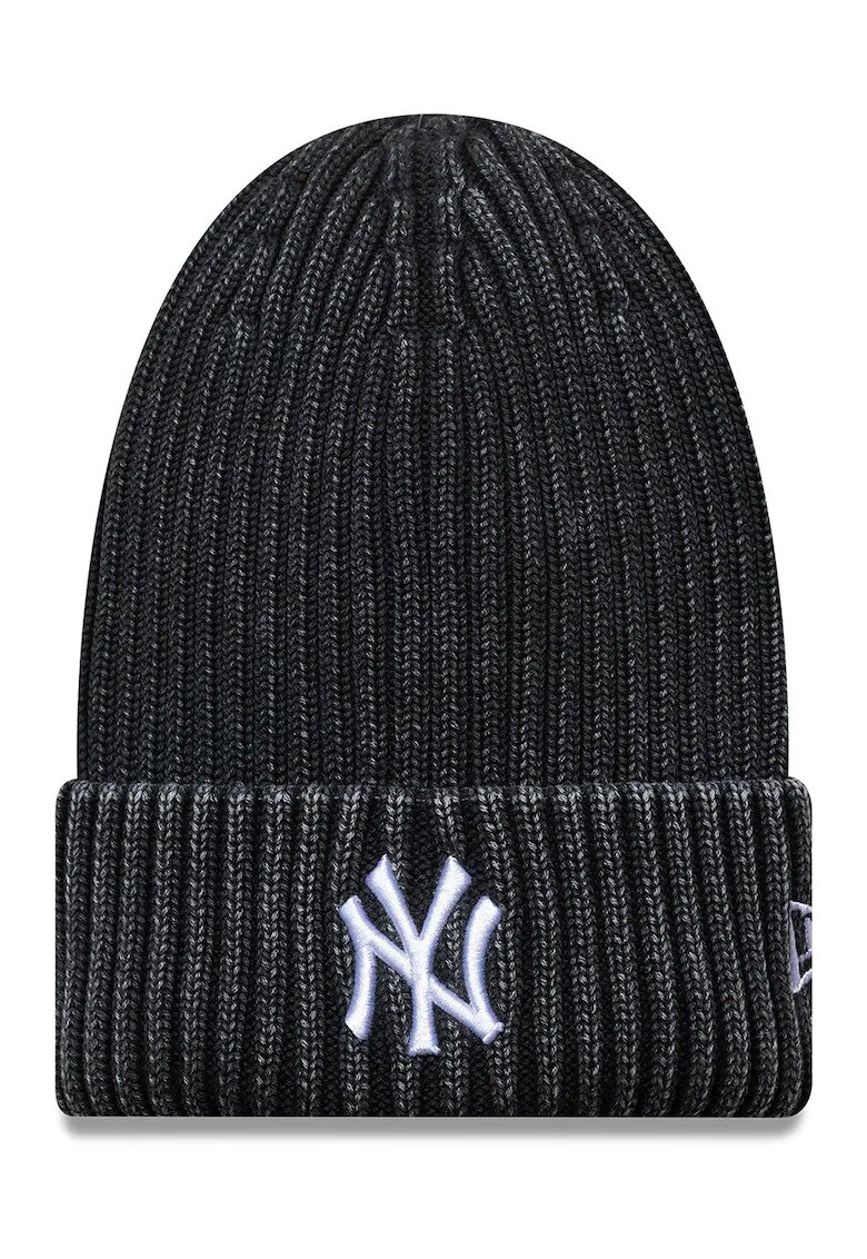 New Era Caciula striata cu aspect decolorat - Negru/Alb murdar