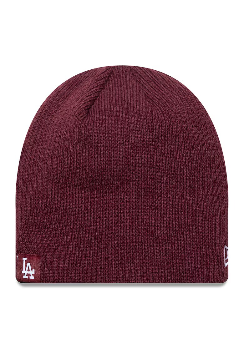 New Era Caciula tricotata fin cu model uni - Visiniu