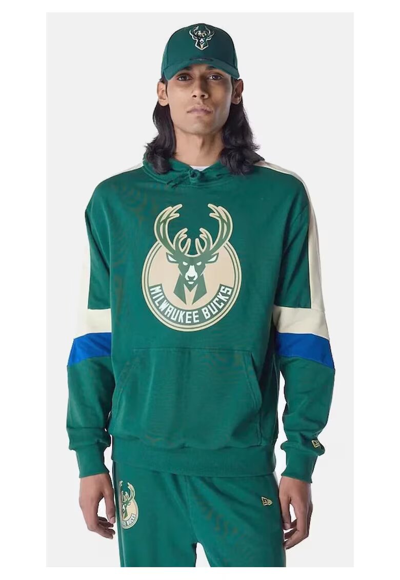 New Era Hanorac pentru barbati Milwaukee Bucks NBA