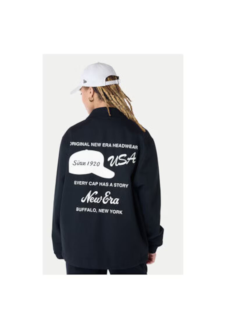 New Era Jacheta barbati 60596266 - Bumbac/Poliester - Negru - Negru