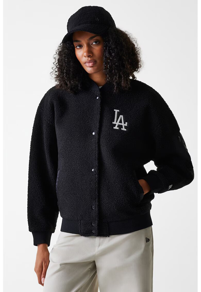 New Era Jacheta baseball cu buzunare laterale - Negru