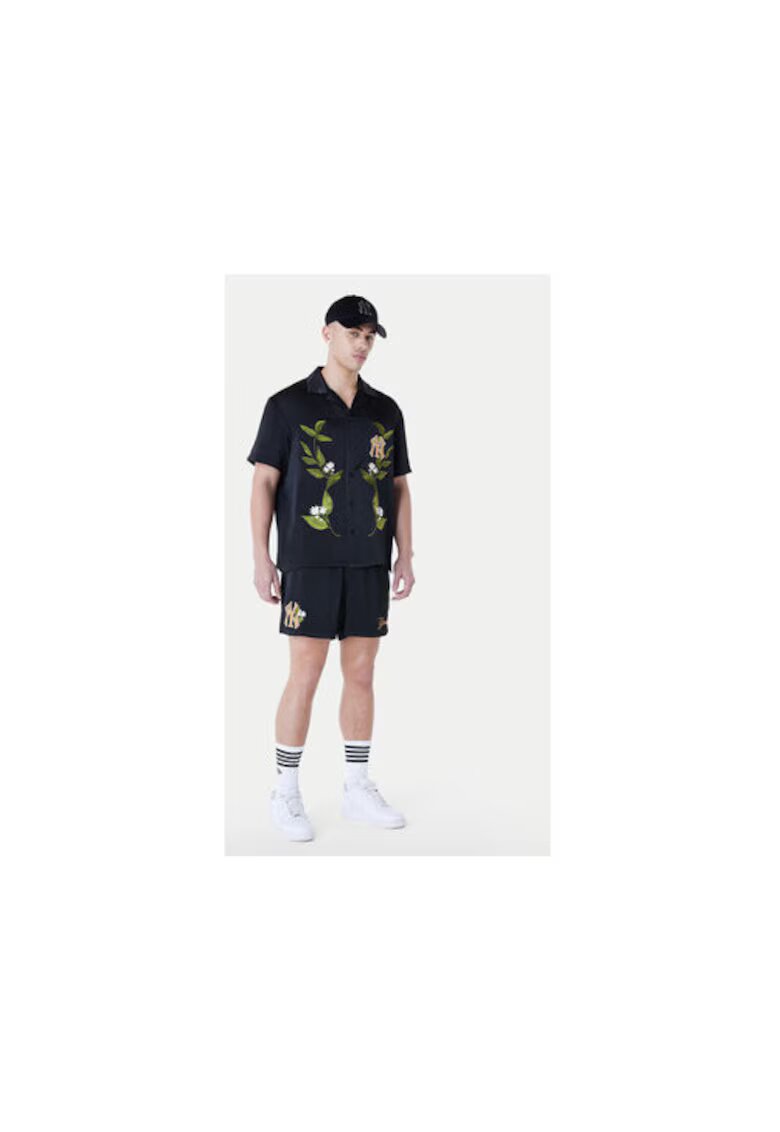 New Era Pantaloni scurti sport barbati 60596375 - Rayon/Poliester reciclat - Negru - Negru