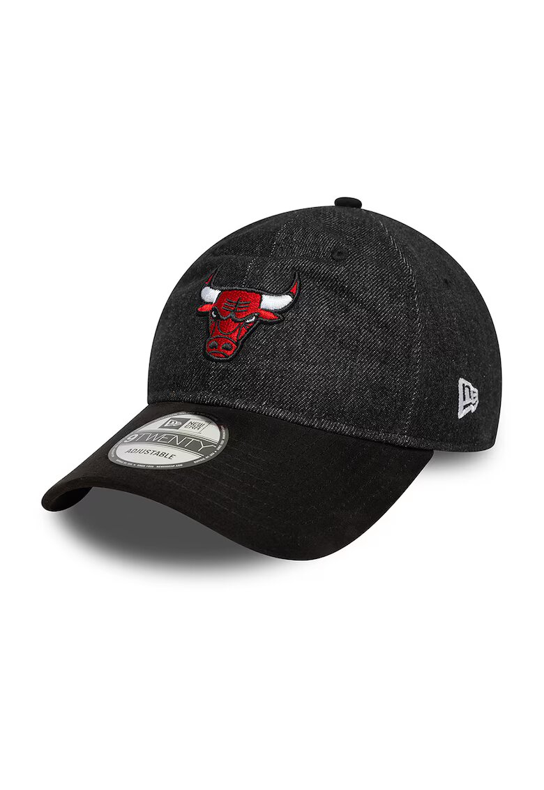 New Era Sapca ajustabila Chicago Bulls NBA Denim 9TWENTY - Negru