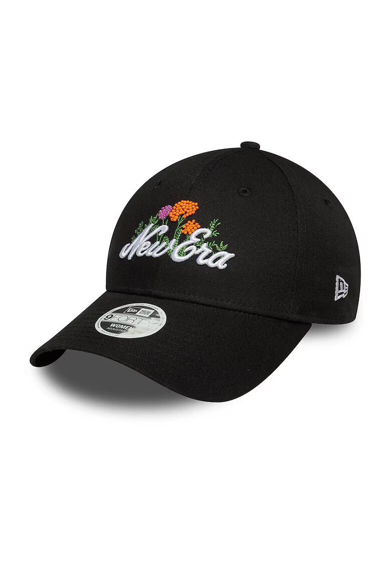 New Era Sapca ajustabila cu broderie florala cu margele 9FORTY - Alb/Negru/Portocaliu