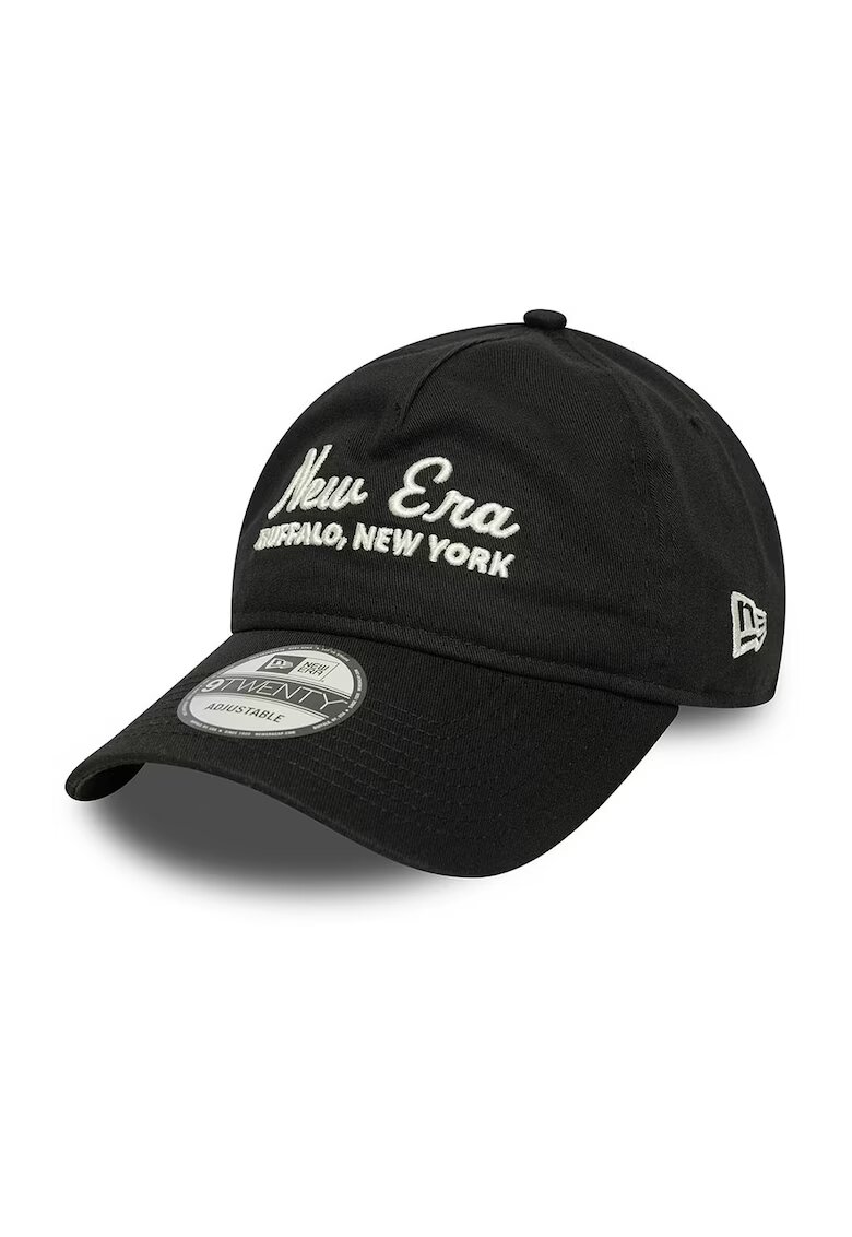 New Era Sapca ajustabila Script 9TWENTY - Alb fildes/Negru stins