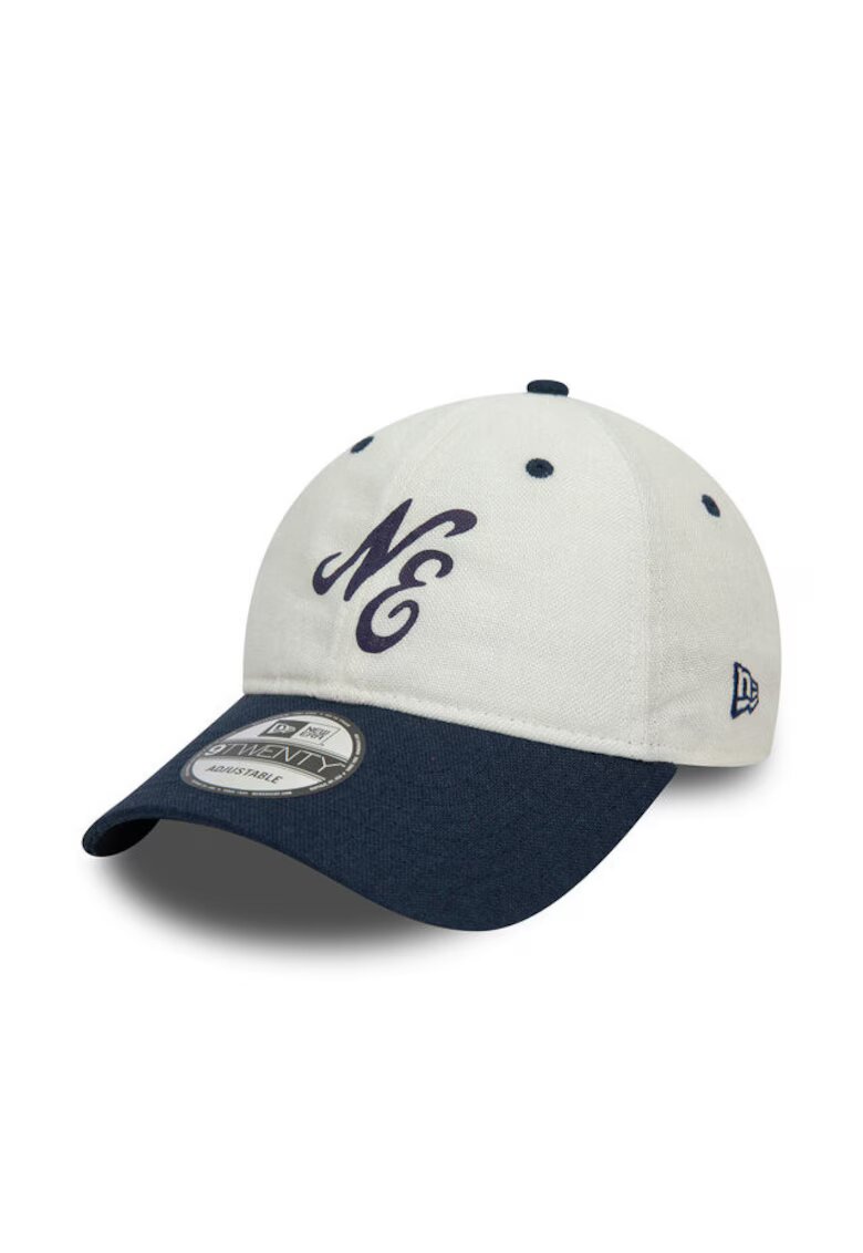New Era Sapca barbati - Linen Script 920 - ecru - material sintetic