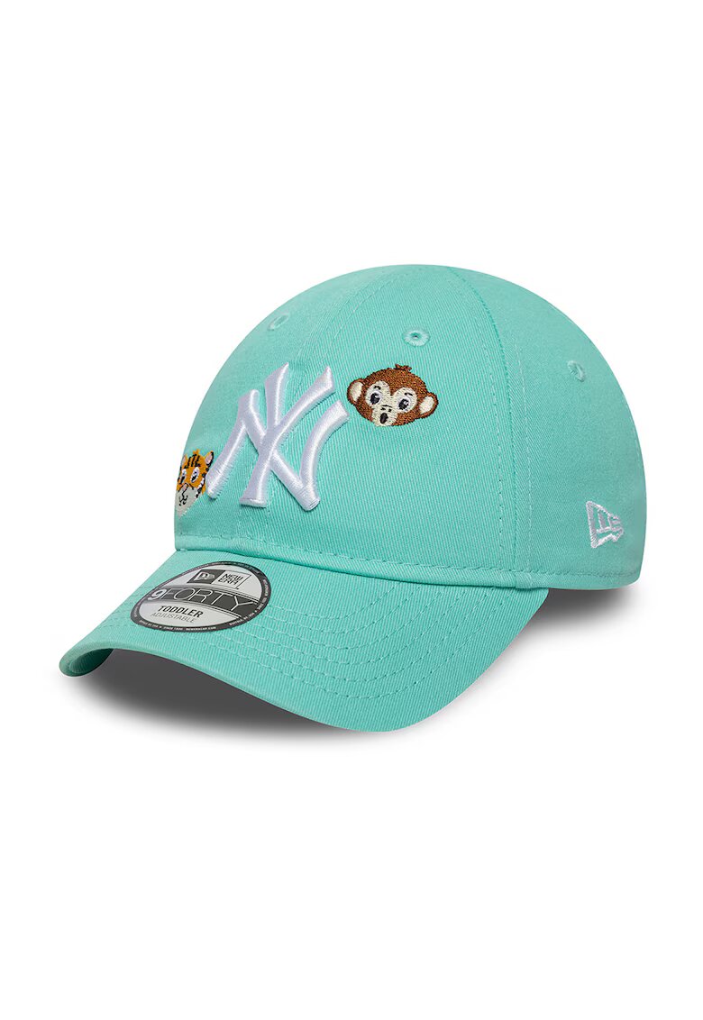 New Era Sapca baseball ajustabila cu detalii brodate - Alb/Verde deschis