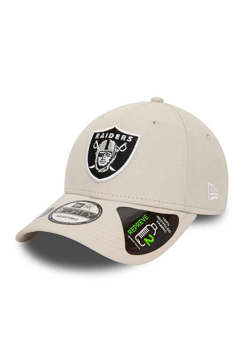 New Era Sapca baseball ajustabila Repreve 9Forty Lasrai - Negru/Bej deschis