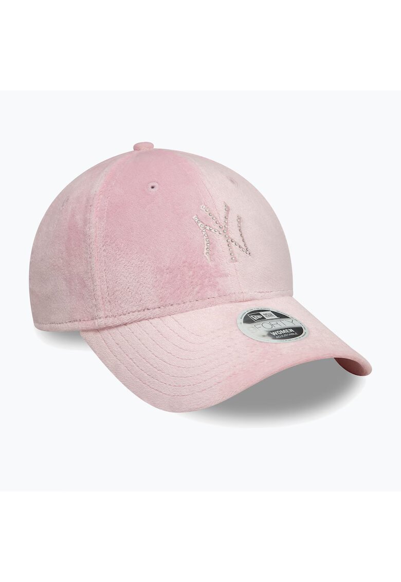 New Era Sapca dama Diamante Velour roz inchis reglabil 9Forty