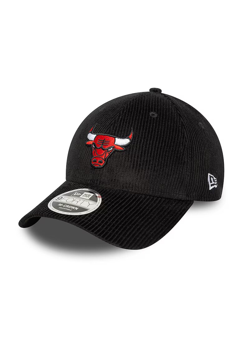 New Era Sapca din reiat cu logo Chicago Bulls 9Forty - Rosu/Negru