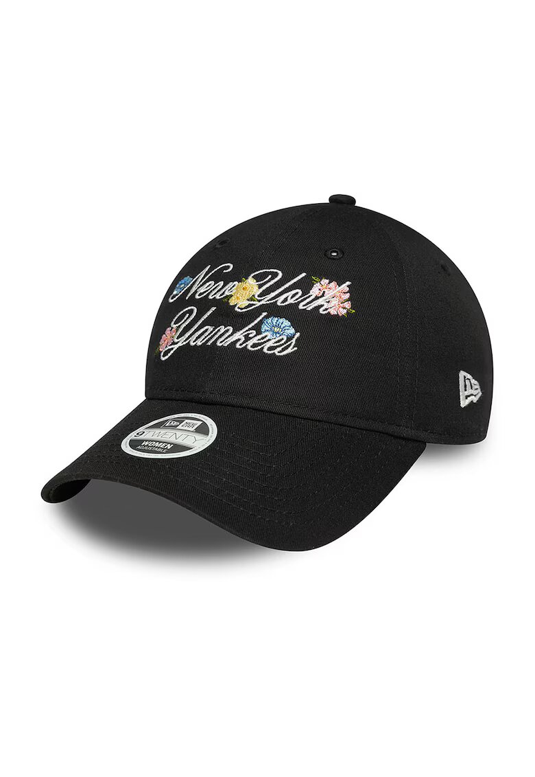New Era Sapca New York Yankees MLB Floral Script 9TWENTY® - Alb fildes/Negru/Albastru
