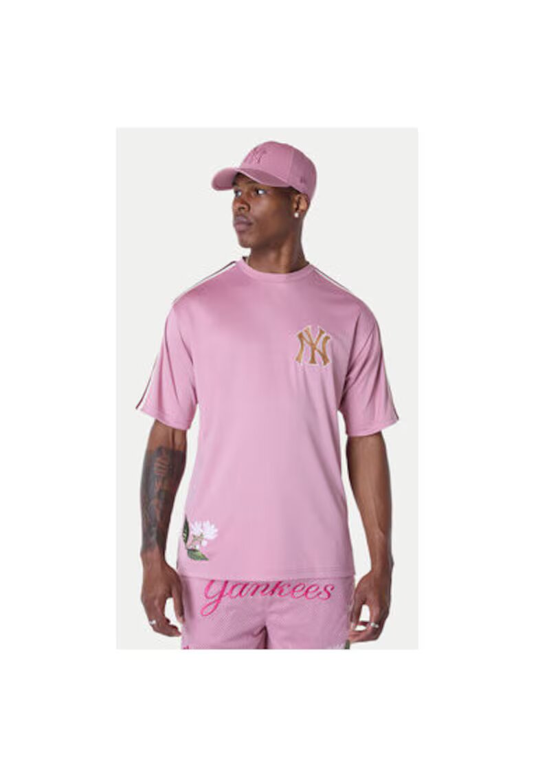 New Era Tricou barbati 60596338 - Poliester - Roz - Roz