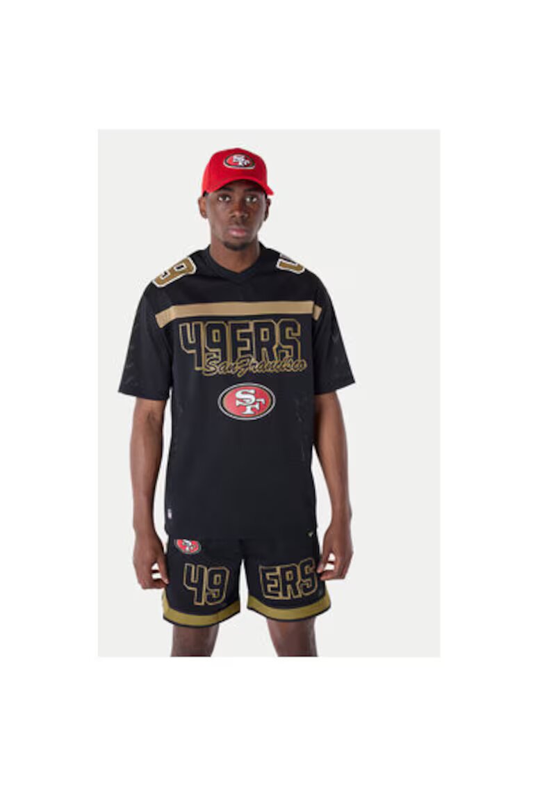 New Era Tricou barbati 60596390 - Poliester - Negru - Negru