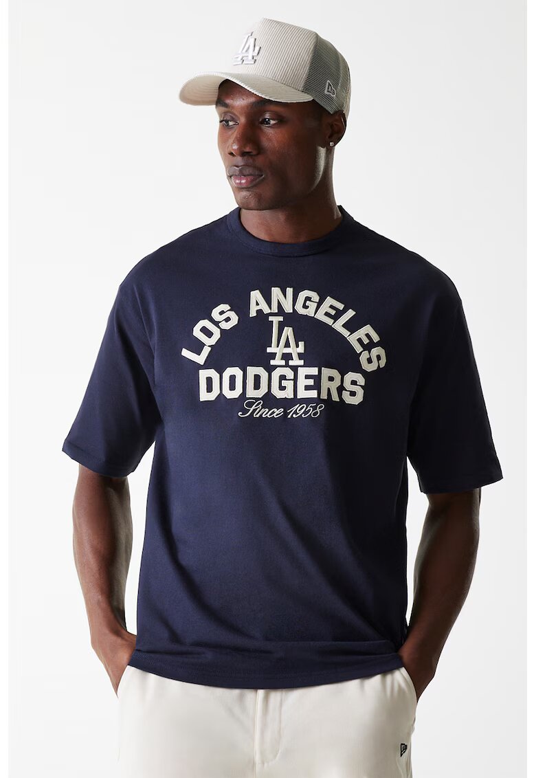 New Era Tricou cu imprimeu Heritage - Bleumarin