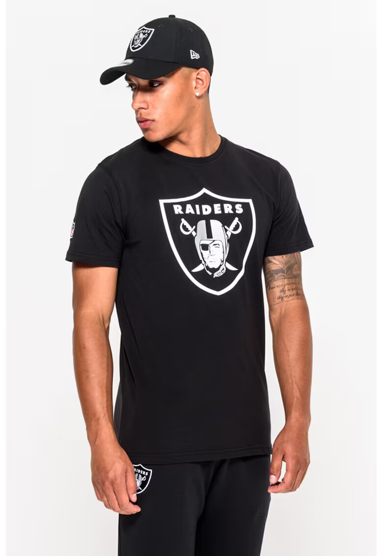 New Era Tricou regular fit - Alb/Negru