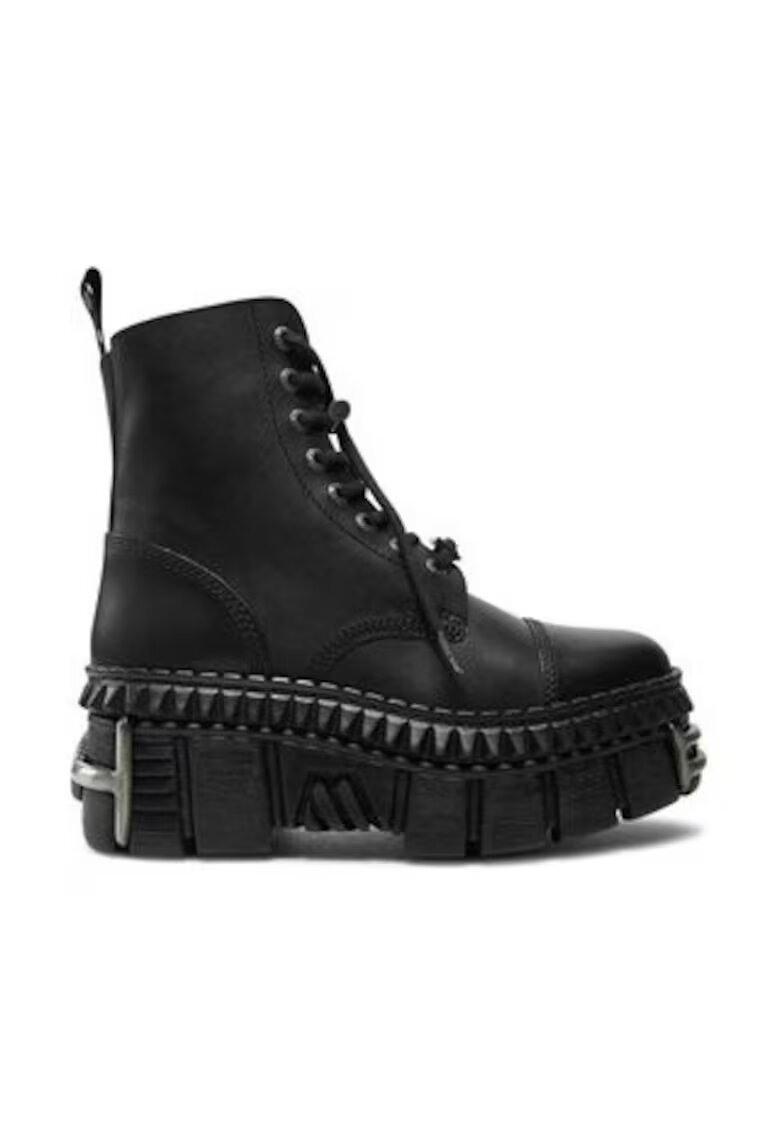 New Rock Ghete barbati model M-WALL083CCT-S9 - piele ecologica - negruwqfwq