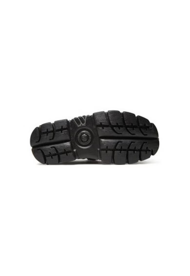 New Rock Pantofi sport dama - M-120N-C74 - Piele naturala - Negru