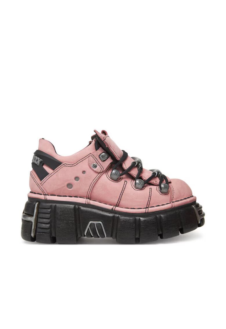 New Rock Pantofi sport dama - M-120N-C78 - Piele naturala - Roz