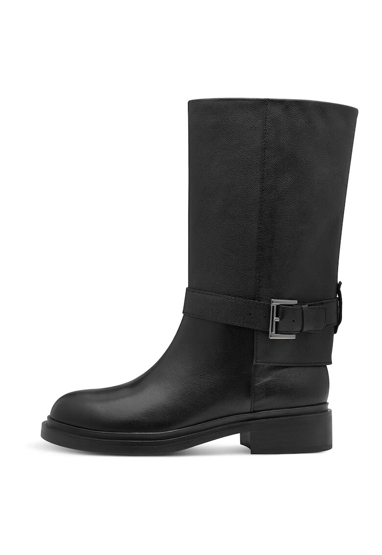 NEWD Cizme mid-calf din piele - Negru