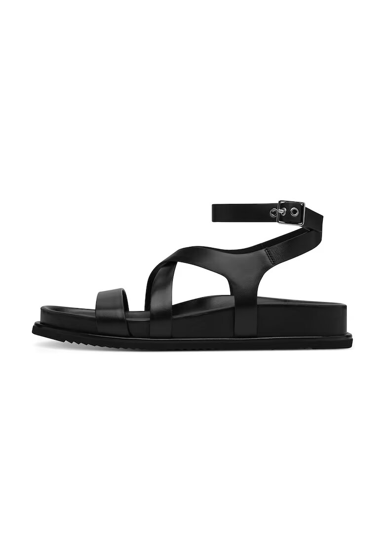 NEWD Sandale de piele cu catarame - Negru